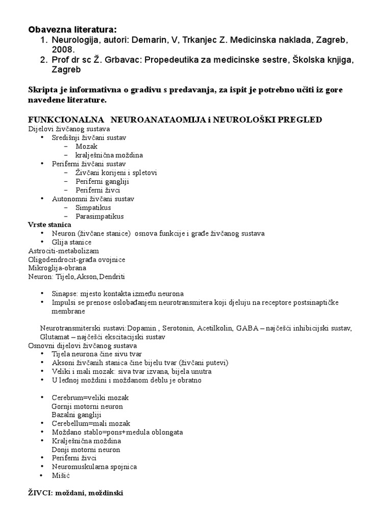 Popis glikozidi, Navigacijski izbornik